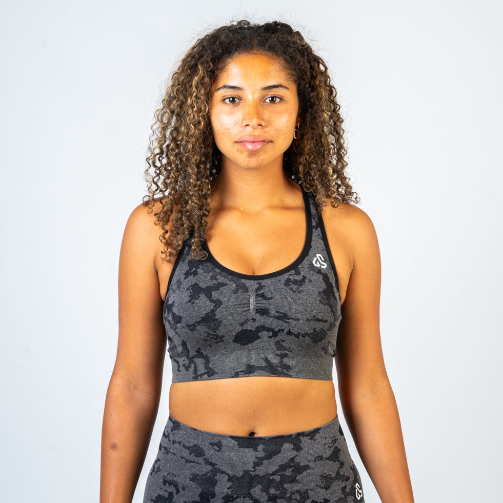 camo sports bra